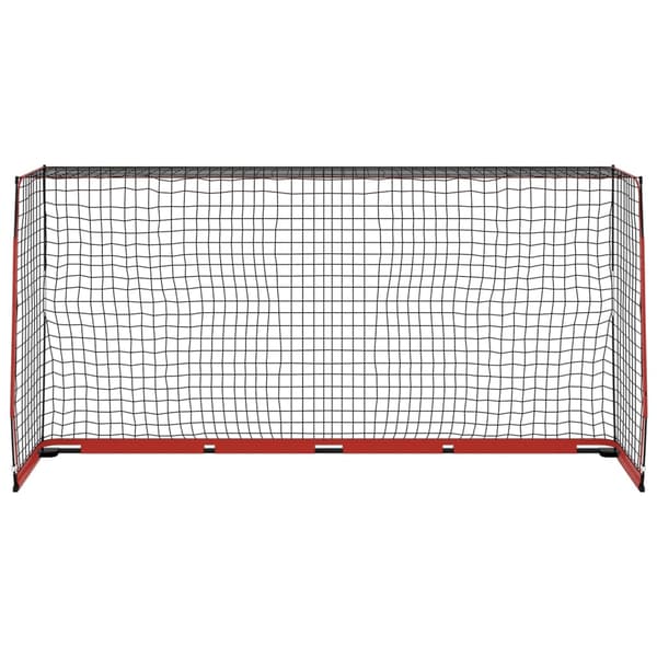 Fotbollsmål 366,5x91x183 cm stål
