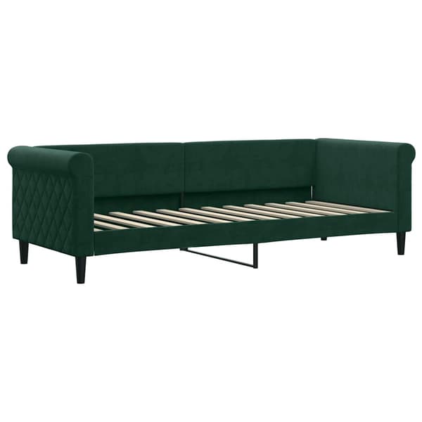 Dagbädd mörkgrön 80x200 cm sammet