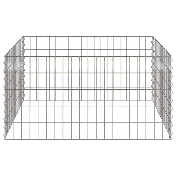 Fyrkantig Komposter 100 x 100 x 50 cm Järn