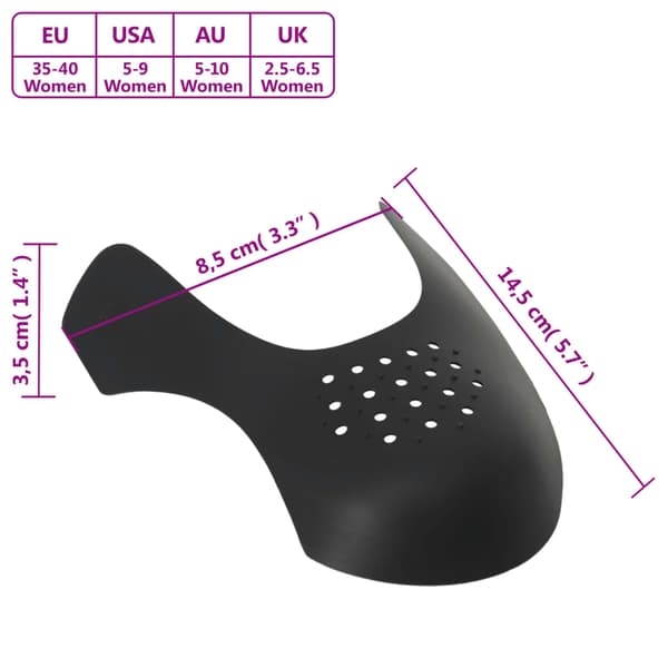 Skoskydd 2 par EU 35-40 plast