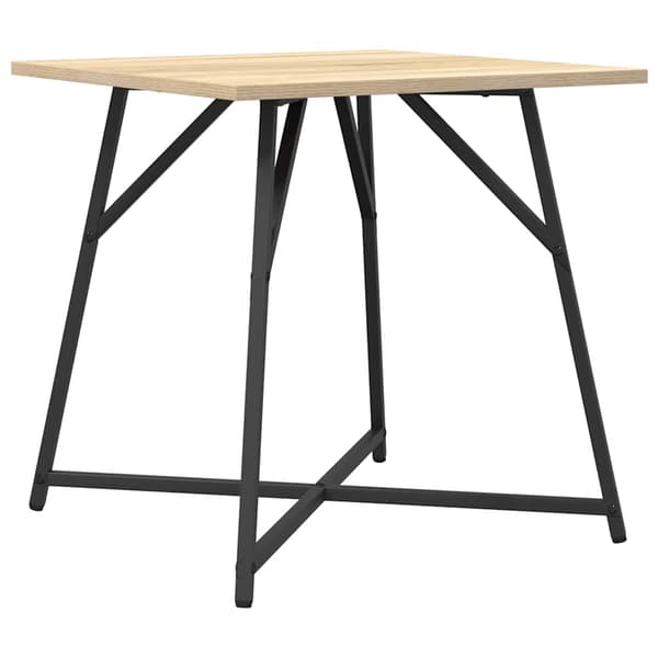 Sidobordsset 2 pcs Sonoma Ek och Svart