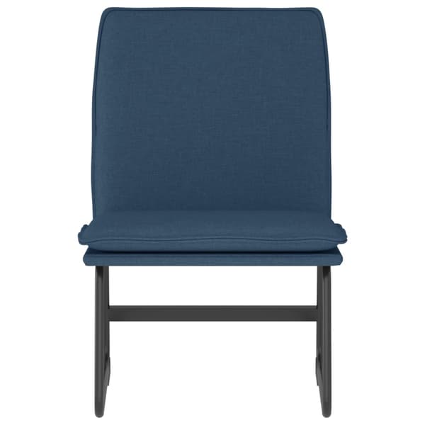Loungestol blå 52x75x76 cm tyg