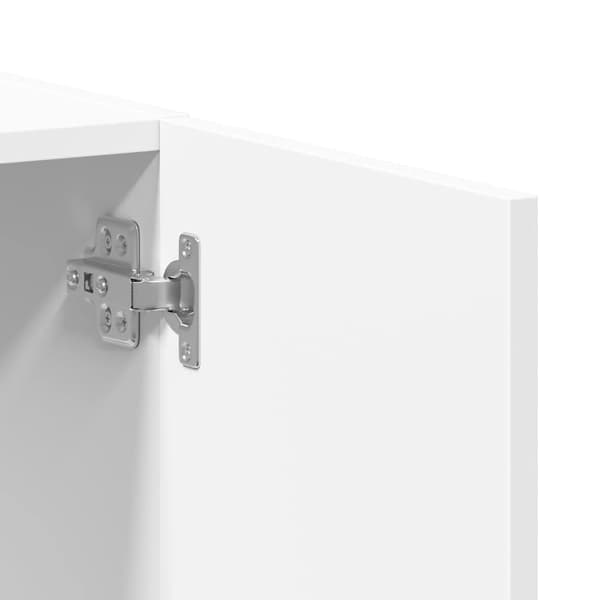 Dokumentskåp vit 60x32x77,5 cm konstruerat trä