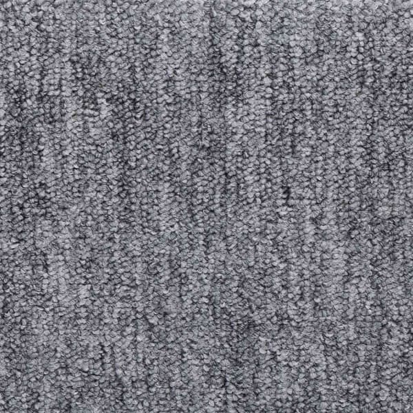 Trappmattor 30 st 65x21x4 cm ljusgrå rektangulär kant