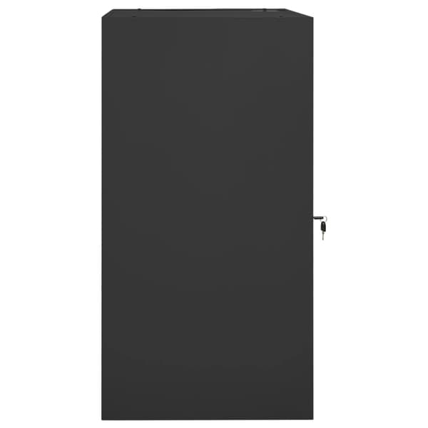 Sadelskåp Antracit 53x53x105 cm stål