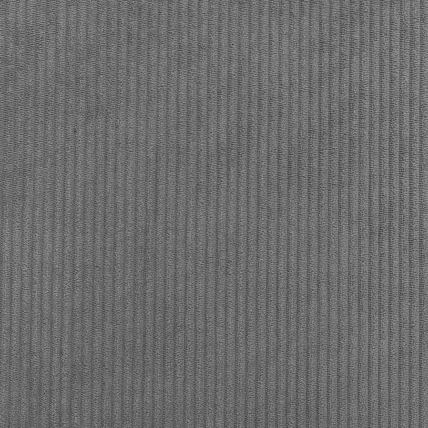 Plattform sängram Ljusgrå 80 x 200 cm Kordread tyg