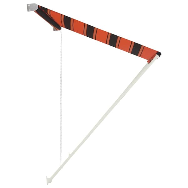 Markis 150x150 cm orange och brun