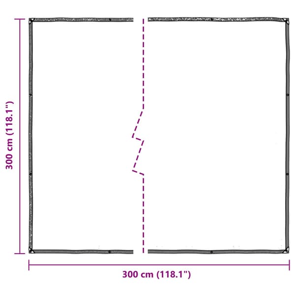 Växtskydd Transparent 3 x 3 m PE