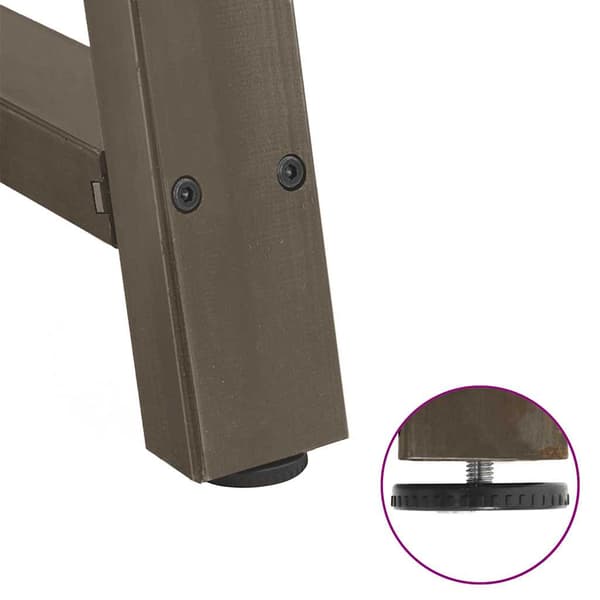 Matbordsben A-formade 2 st 90x(72-73) cm stål