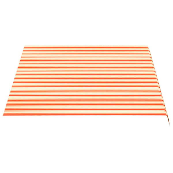 Markisväv gul och orange 3,5x2,5 m