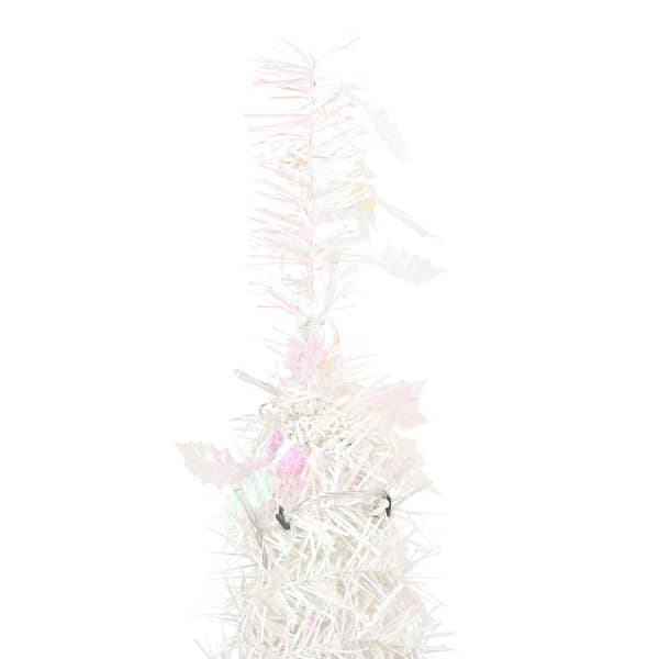 Plastgran pop-up 150 LED vit 180 cm