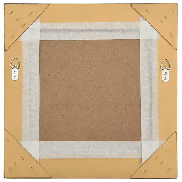 Väggspegel barockstil 40x40 cm guld