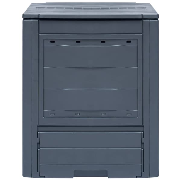 Trädgårdskompost grå 60x60x73 cm 260 L