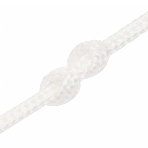 Båtlina helvit 2 mm 25 m polypropylen