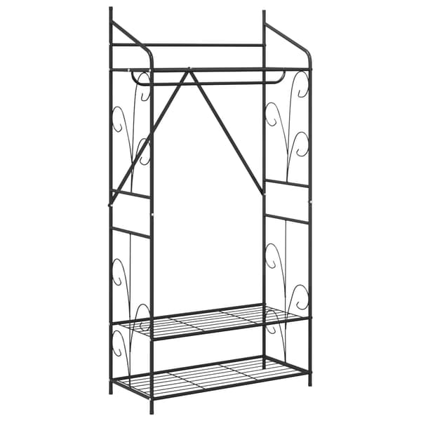 Öppen garderob 2 st 78 x 36 x 158 cm