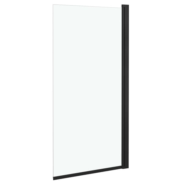 Duschvägg ESG 68x130 cm svart