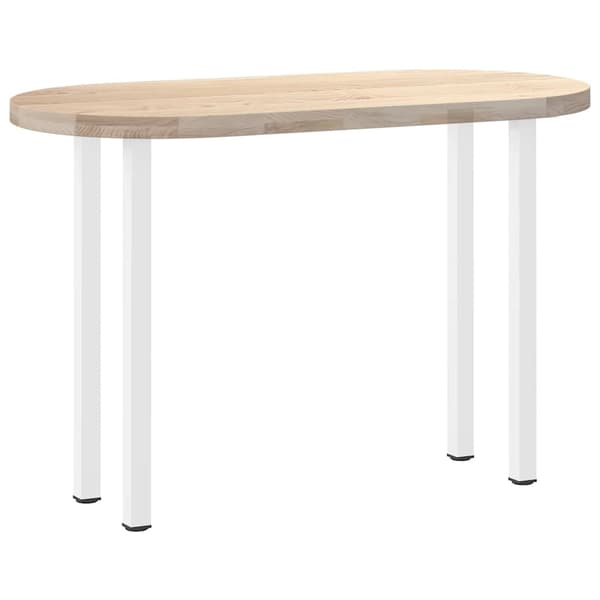 Konsolbordsben 4 st vita 72-74 cm stål