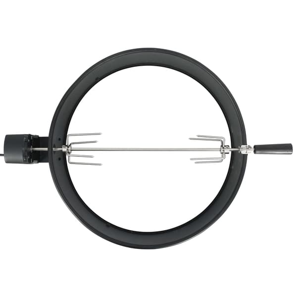 Rotisserieset med ring grill 57 cm svart