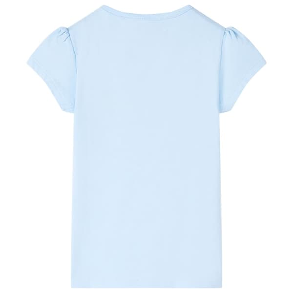 T-shirt för barn ljusblå 116