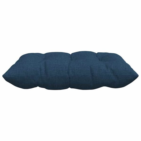 Sittkuddar 4 pcs Blå 40 x 40 x 6 cm tyg
