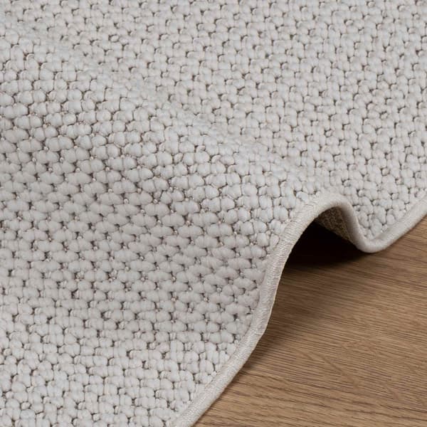 Inomhusmatta LUGO Gräddvit 200 x 80 cm Polyester