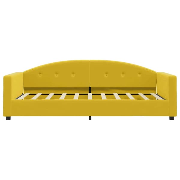 Dagbädd gul 80x200 cm sammet