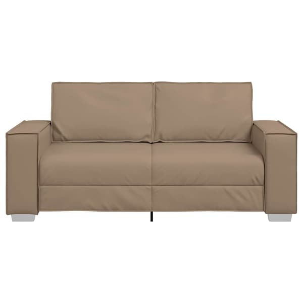 Tvåsitssoffa Cappuccino 180 cm Konstläder