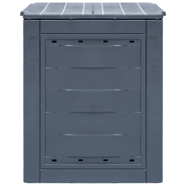 Trädgårdskompost grå 60x60x73 cm 260 L