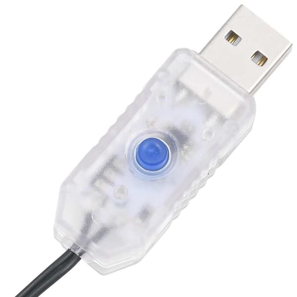 LED julgran 200 LED blå 180 cm