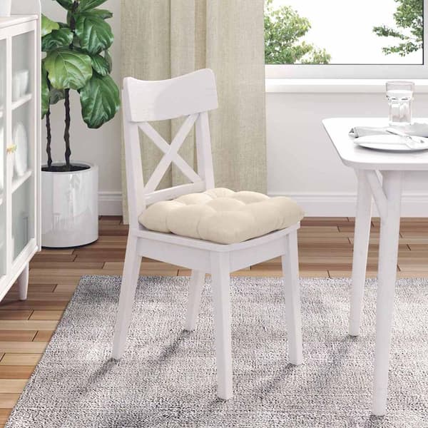 Sittkuddar 4 pcs Mikrofiber Tyg Beige 40 x 40 cm