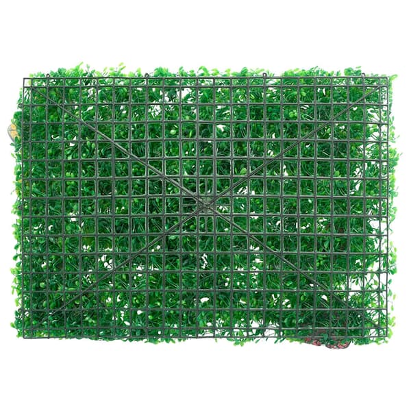 vidaXL Konstväxt växtvägg 6 st grön 40x60 cm