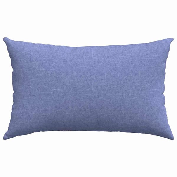 Sofakuddar 2 pcs Jeansblå 50 x 30 cm tyg