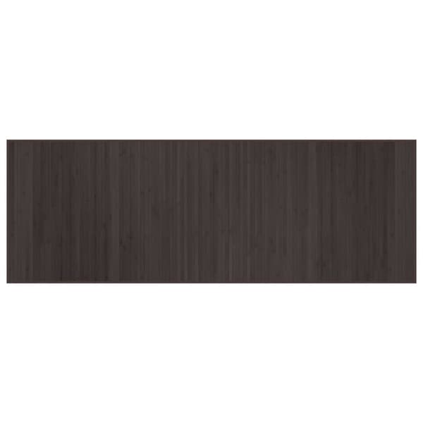 Matta rektangulär mörkbrun 70x200 cm bambu