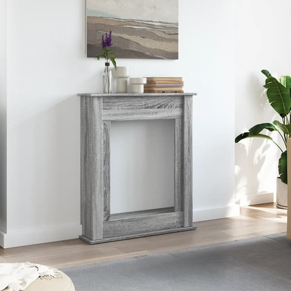 Spiselkrans grå sonoma 75x20x87,5 cm konstruerat trä