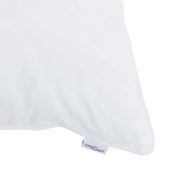 Kudde med kudde 2 pcs Vit 60 x 80 cm Bomull