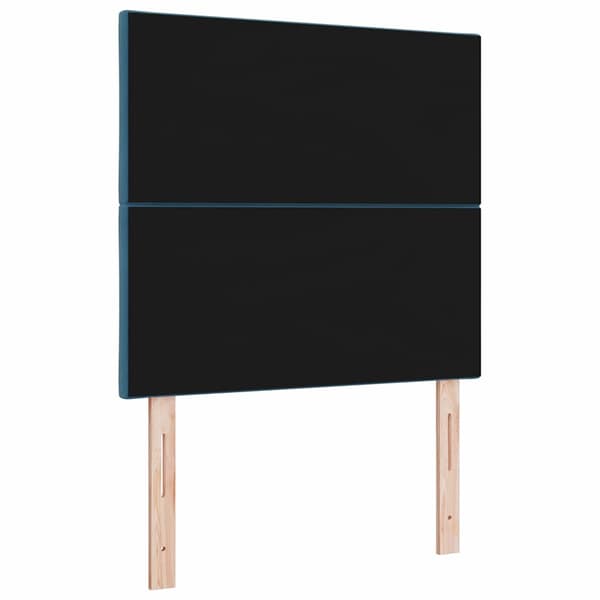 Huvudgavel Mörkblå 100 cm Sammet