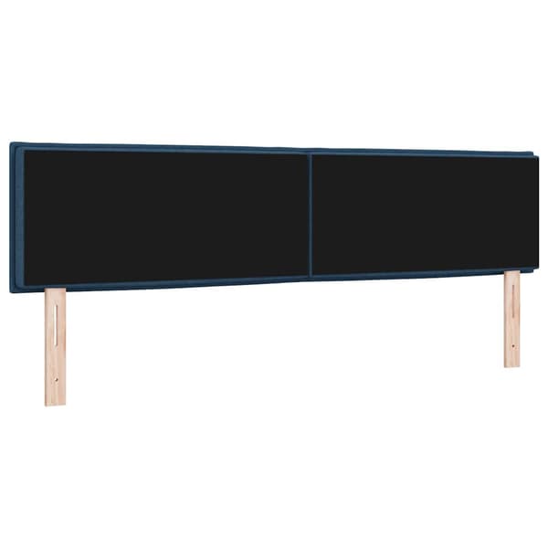 Huvudgavel Blå 180 cm tyg