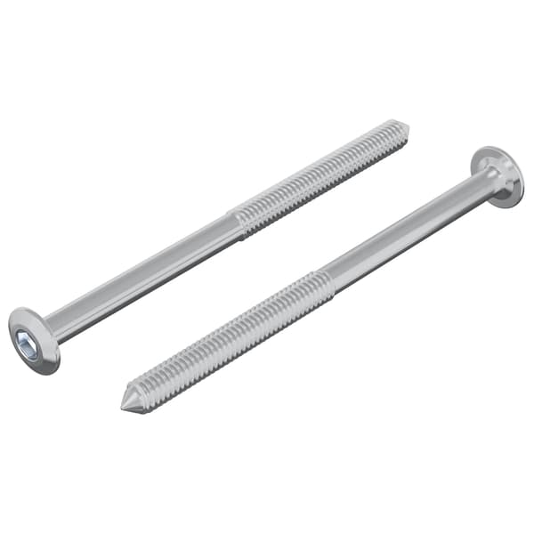 Skruv 2 pcs Silver M6 x 85 mm Stål