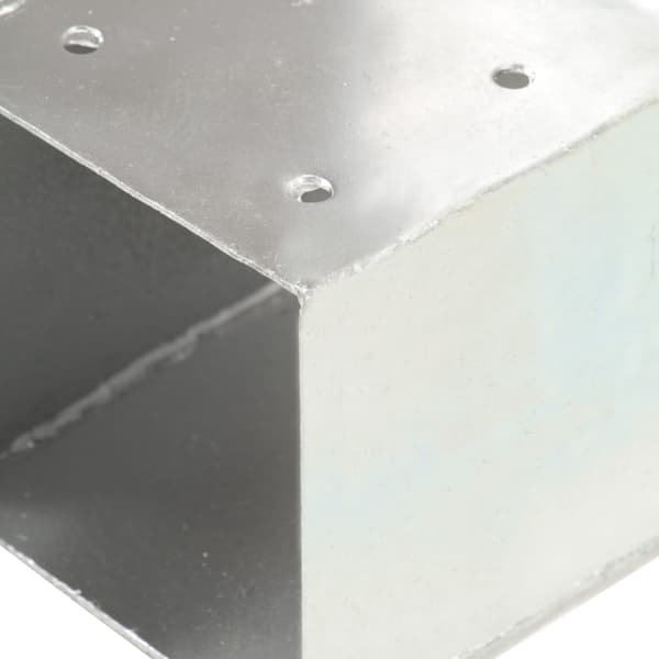 Stolpbeslag T-form galvaniserad metall 71x71 mm