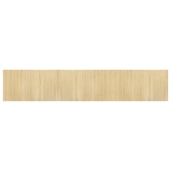 Matta rektangulär ljus naturlig 60x300 cm bambu