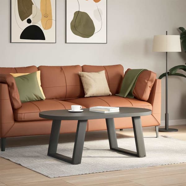 Soffbordsben U-formade 2 st antracit 60x(42-43) cm stål