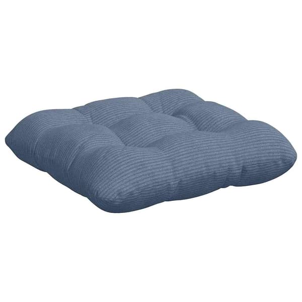 Sittkuddar 4 pcs Blå 45 x 45 cm Kordread tyg