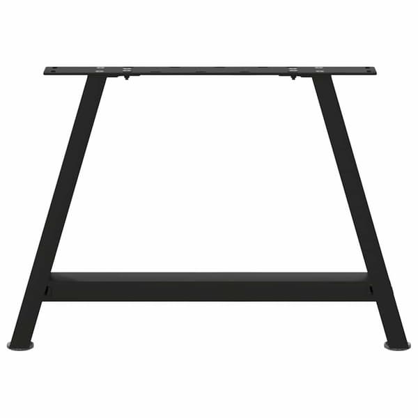 Soffbordsben A-formade 2 st svarta 70x(42-43) cm stål