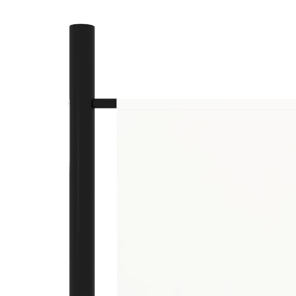 Rumsavdelare 5 paneler vit 250x180 cm