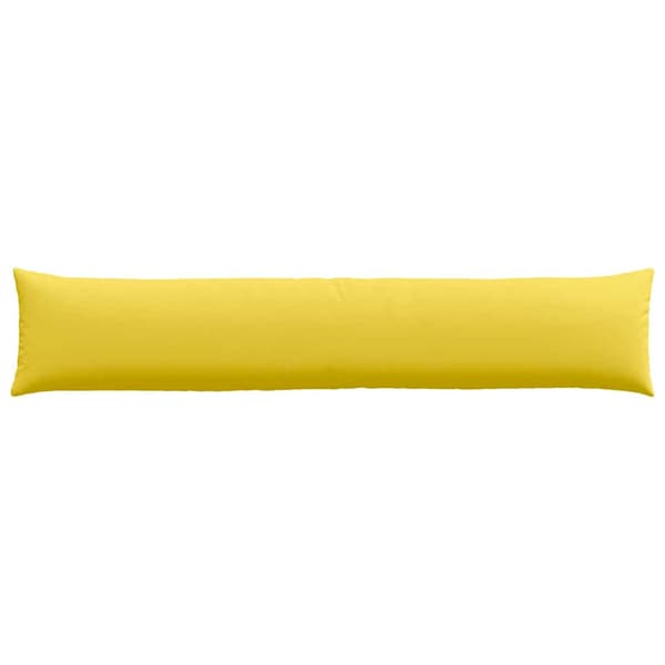 Sofakuddar 2 pcs Ljusgul 200 x 40 cm tyg