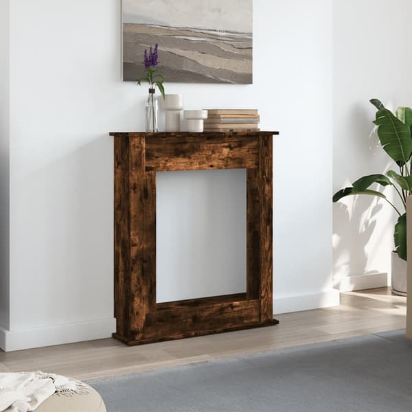 Spiselkrans rökfärgad ek 75x20x87,5 cm konstruerat trä