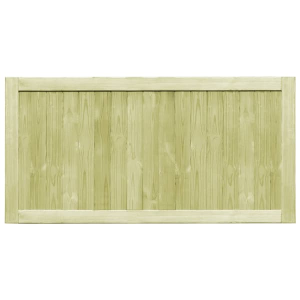 Trädgårdsgrindar 2 st impregnerad furu 300x75 cm