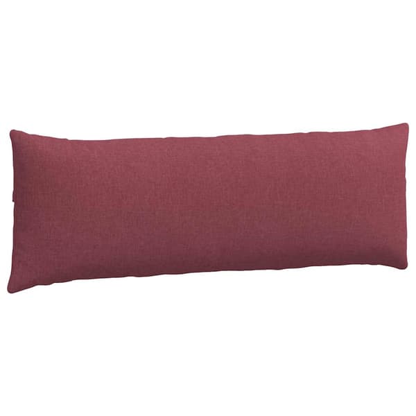 Sofakuddar 2 pcs Vinröd 120 x 40 cm tyg