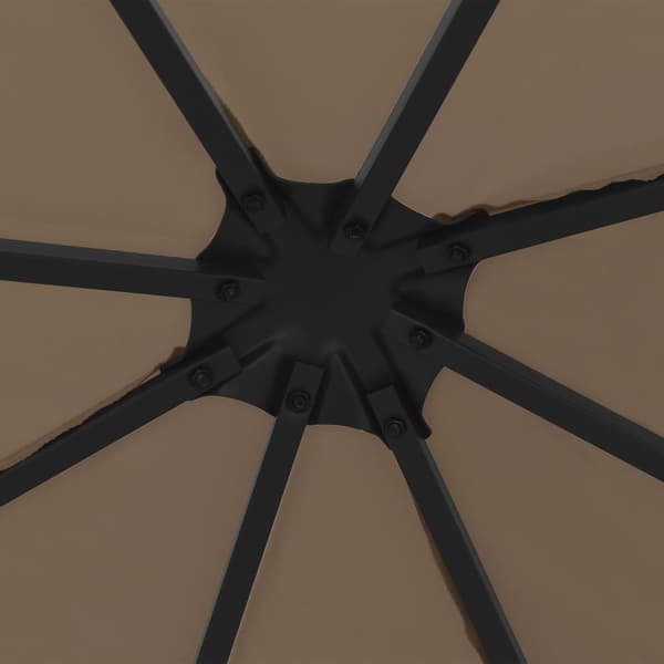 Paviljong 3x3 m taupe