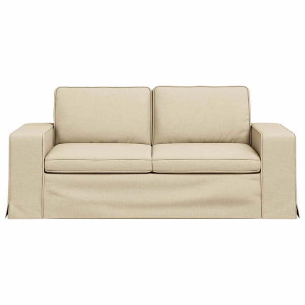Soffa Kräm 182 x 80 x 82 cm tyg